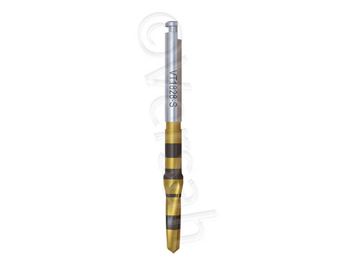 DENSAH® Bur VT1828-S  (1,8 mm-2,8 mm) short gold