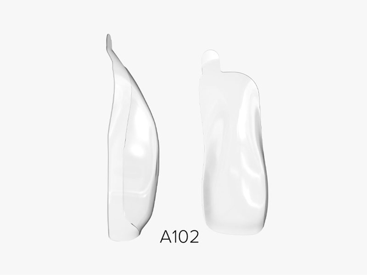 Original Anterior Matrix A-Series Shapes 50µ A102 - Upper Distal 