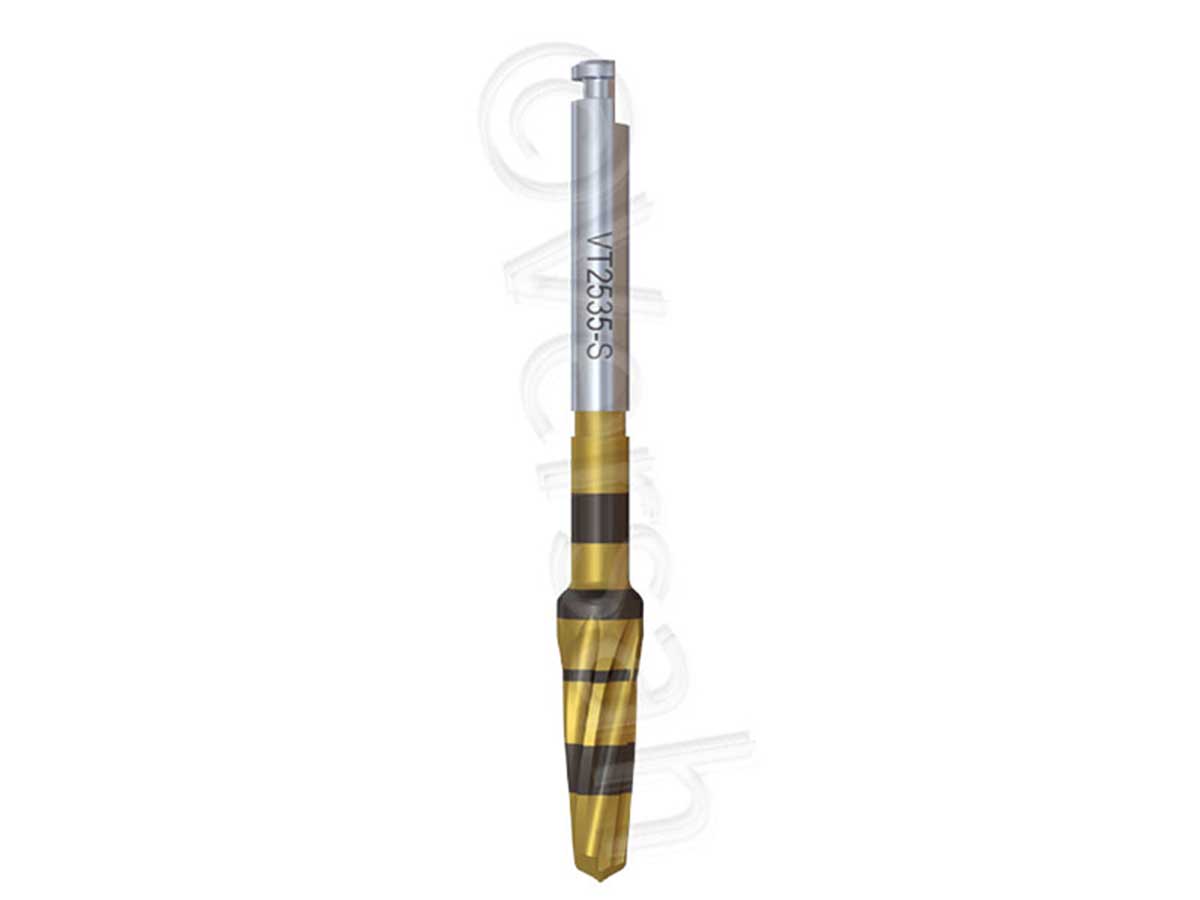 DENSAH® Bur VT2535-S  (2,5 mm-3,5 mm) short gold