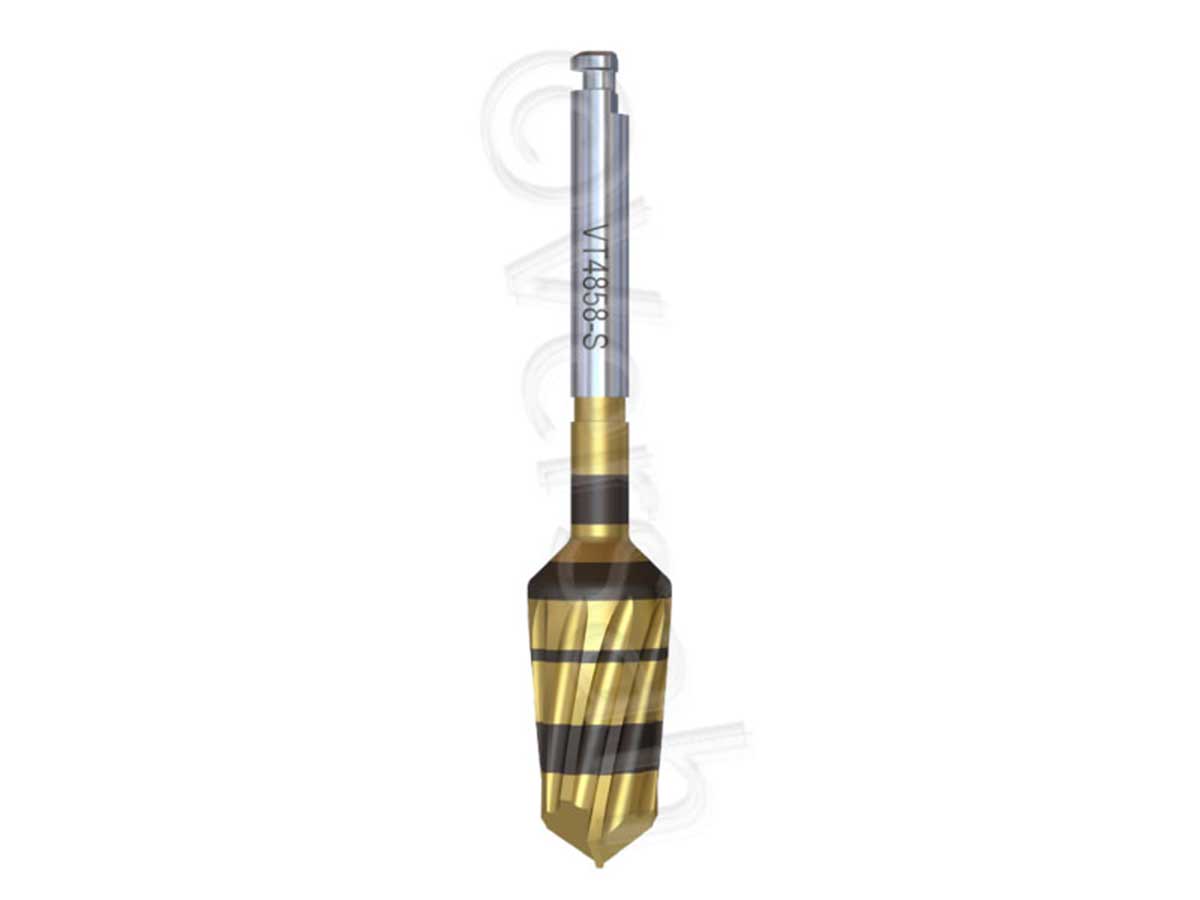 DENSAH® Bur VT4858 (4,8 mm - 5,8 mm) short gold