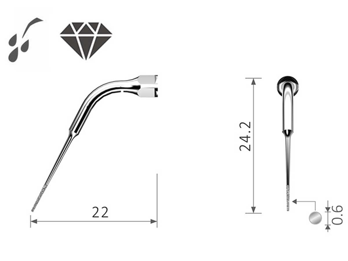 Keydent MyTip E15D (passend für EMS** Kons-Ultraschallgeräte)