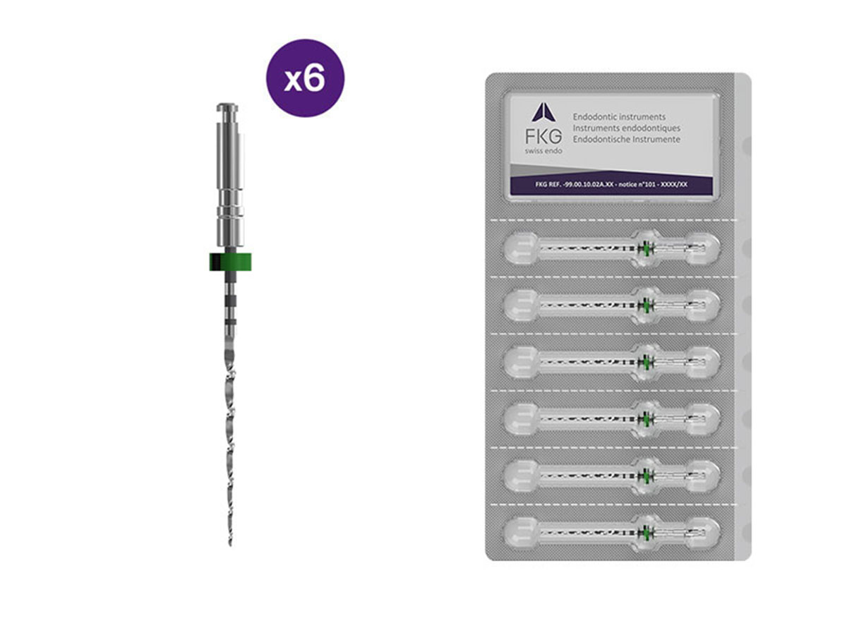 Sterile FKG BioRace BR4 NiTi Feilen 35/.04 - 31 mm (6)