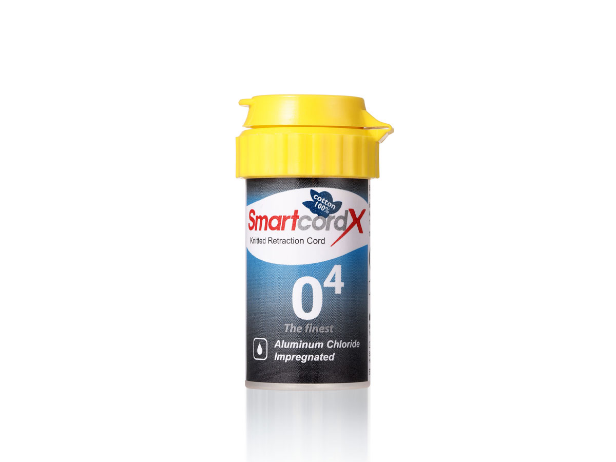 Smartcord X Retraktionsfaden #04 imprägniert mit 25 % AlCl3 - 254 cm (1)