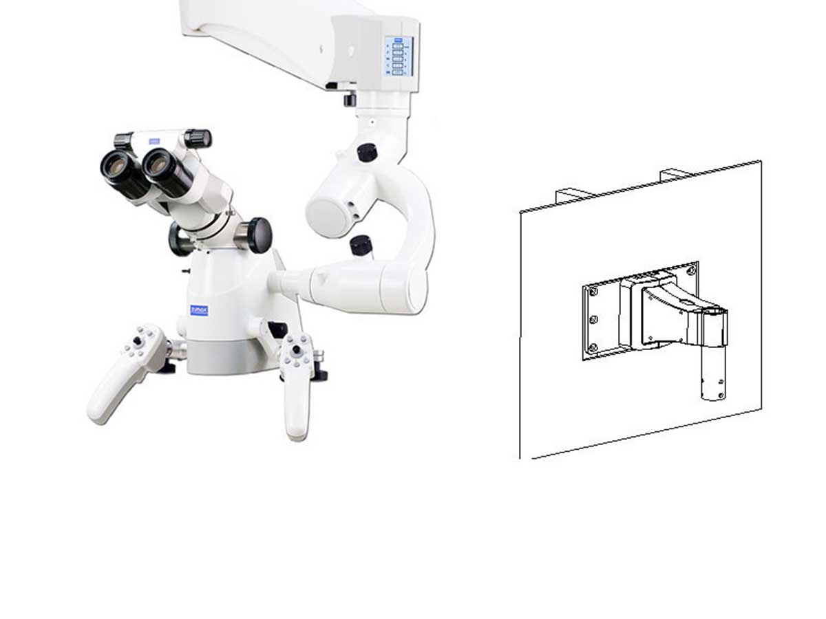 Mikroskop ElektroMag (OMS3200 R2) - Wandhalterung