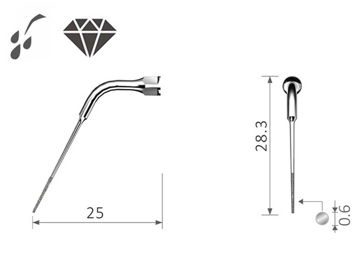 Keydent MyTip E14D (passend für EMS** Kons-Ultraschallgeräte)