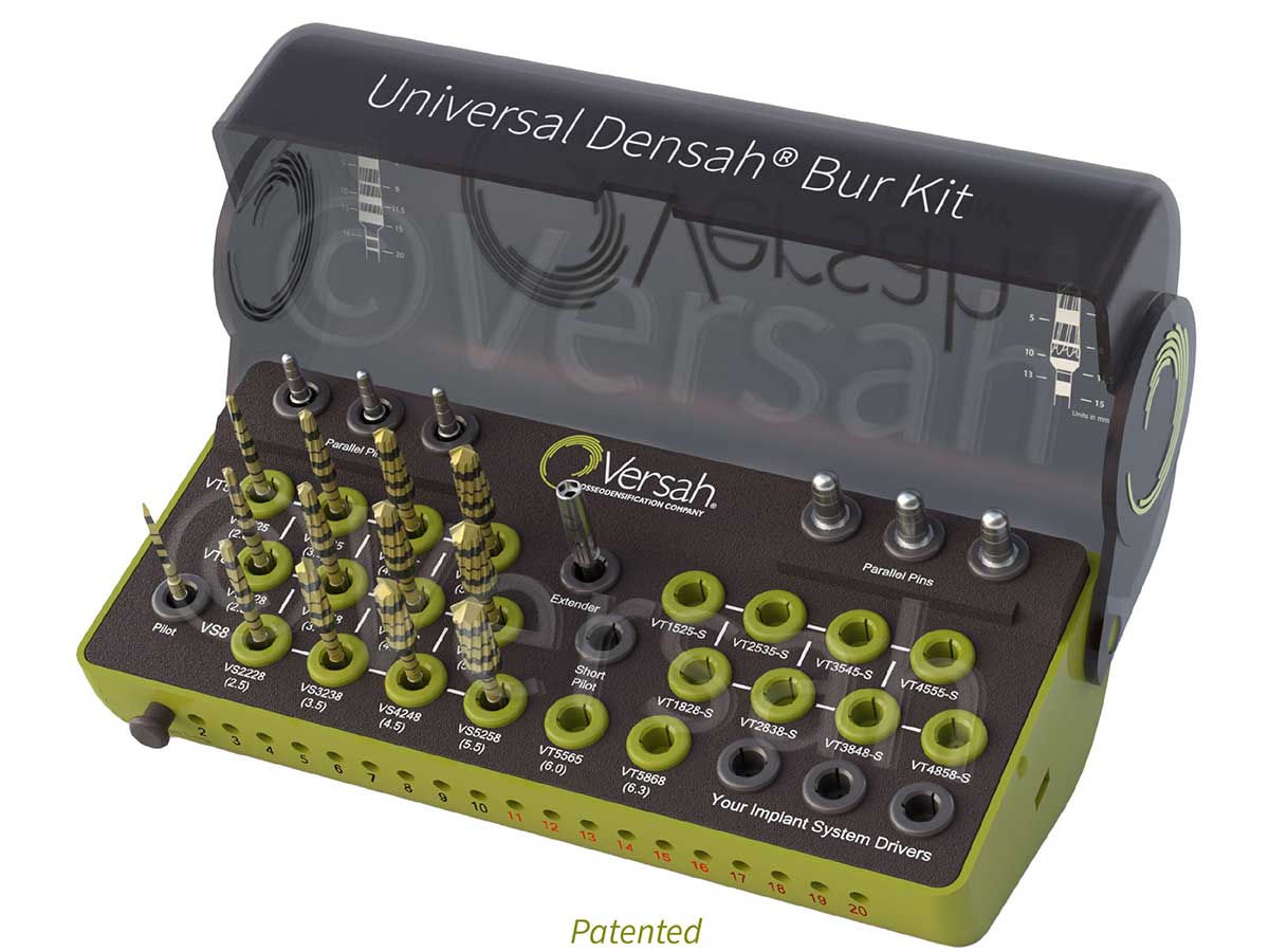 Universal Regular DENSAH® Bur Kit mit Pilotbohrer (12 Standardbohrer)