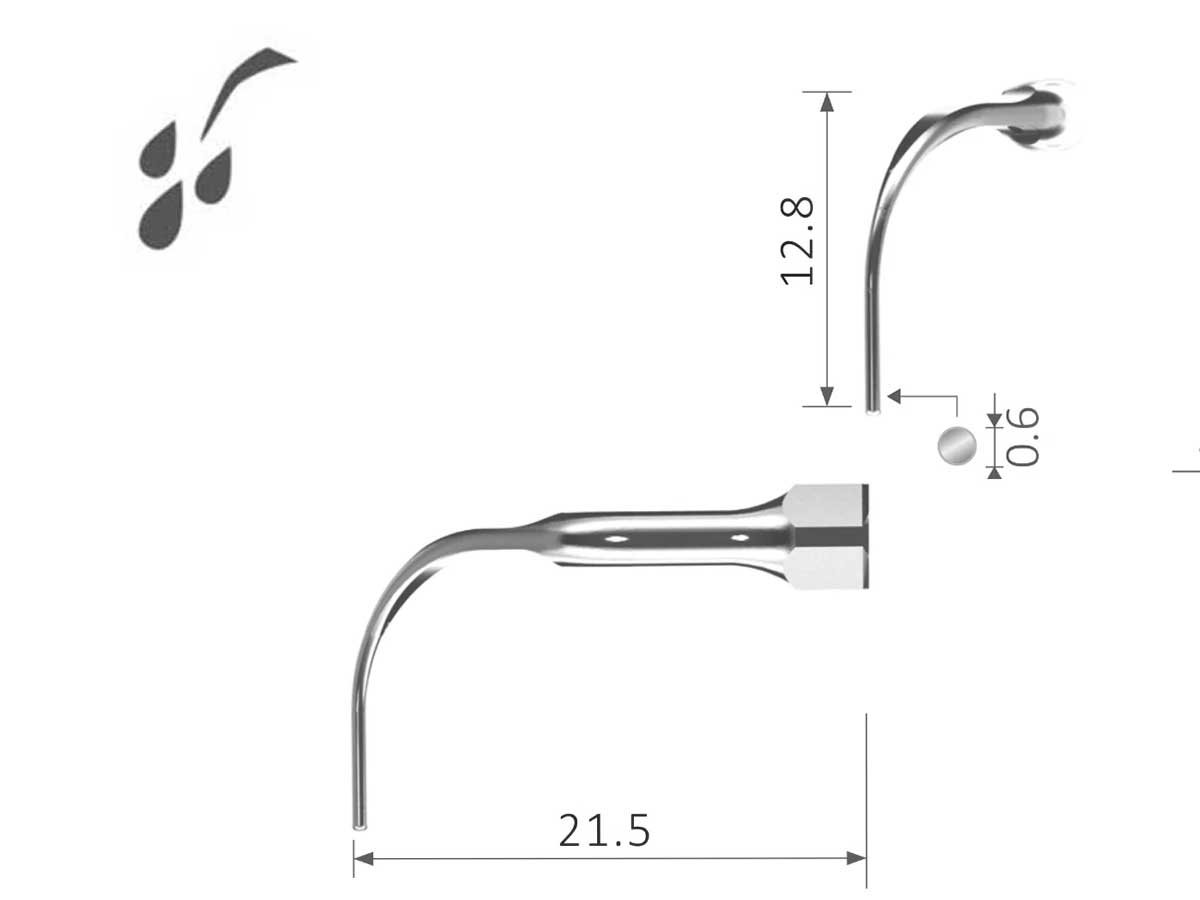 Keydent MyTip P6R (passend für EMS** Kons-Ultraschallgeräte)