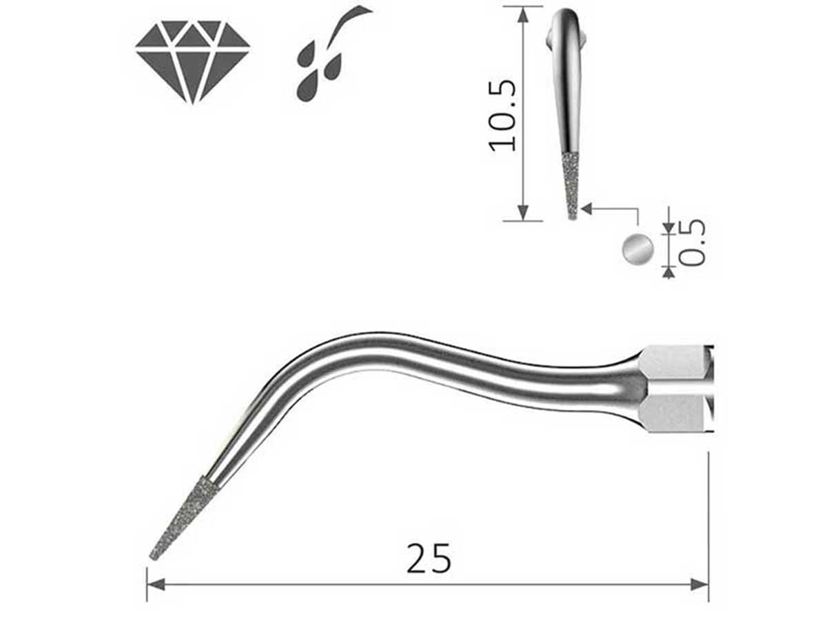 Keydent MyTip PD4D (passend für ACTEON/Satelec** Kons-Ultraschallgeräte)