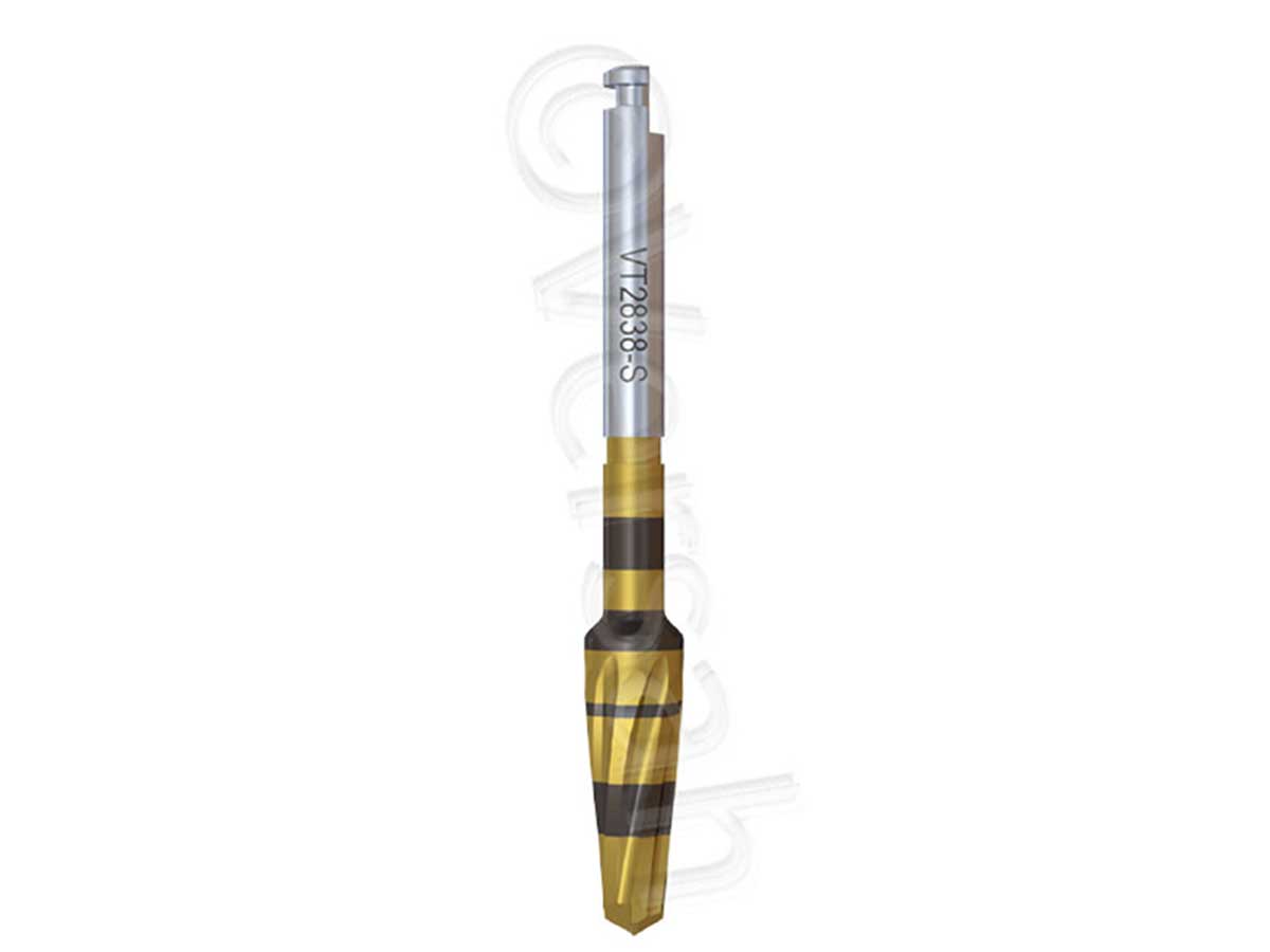 DENSAH® Bur VT2838-S  (2,8 mm-3,8 mm) short gold