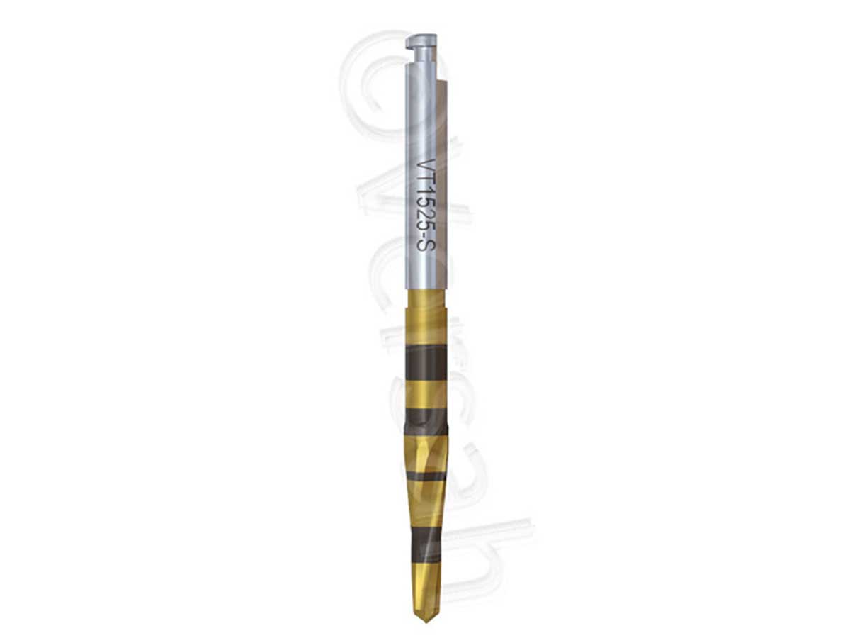 DENSAH® Bur VT1525-S (1,5 mm-2,5 mm) short gold