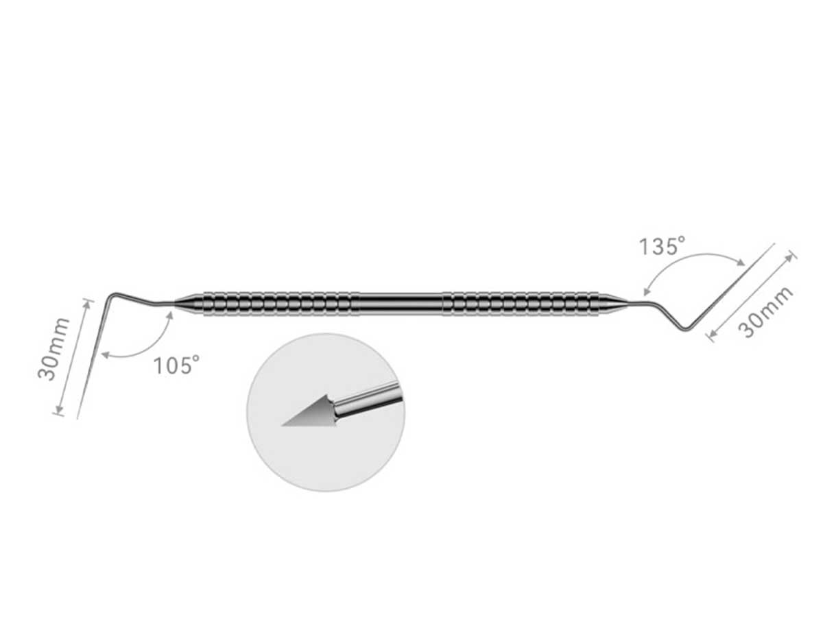 Terauchi File Retrieval Kit-Gutta-Percha Removal Hand Instrument 