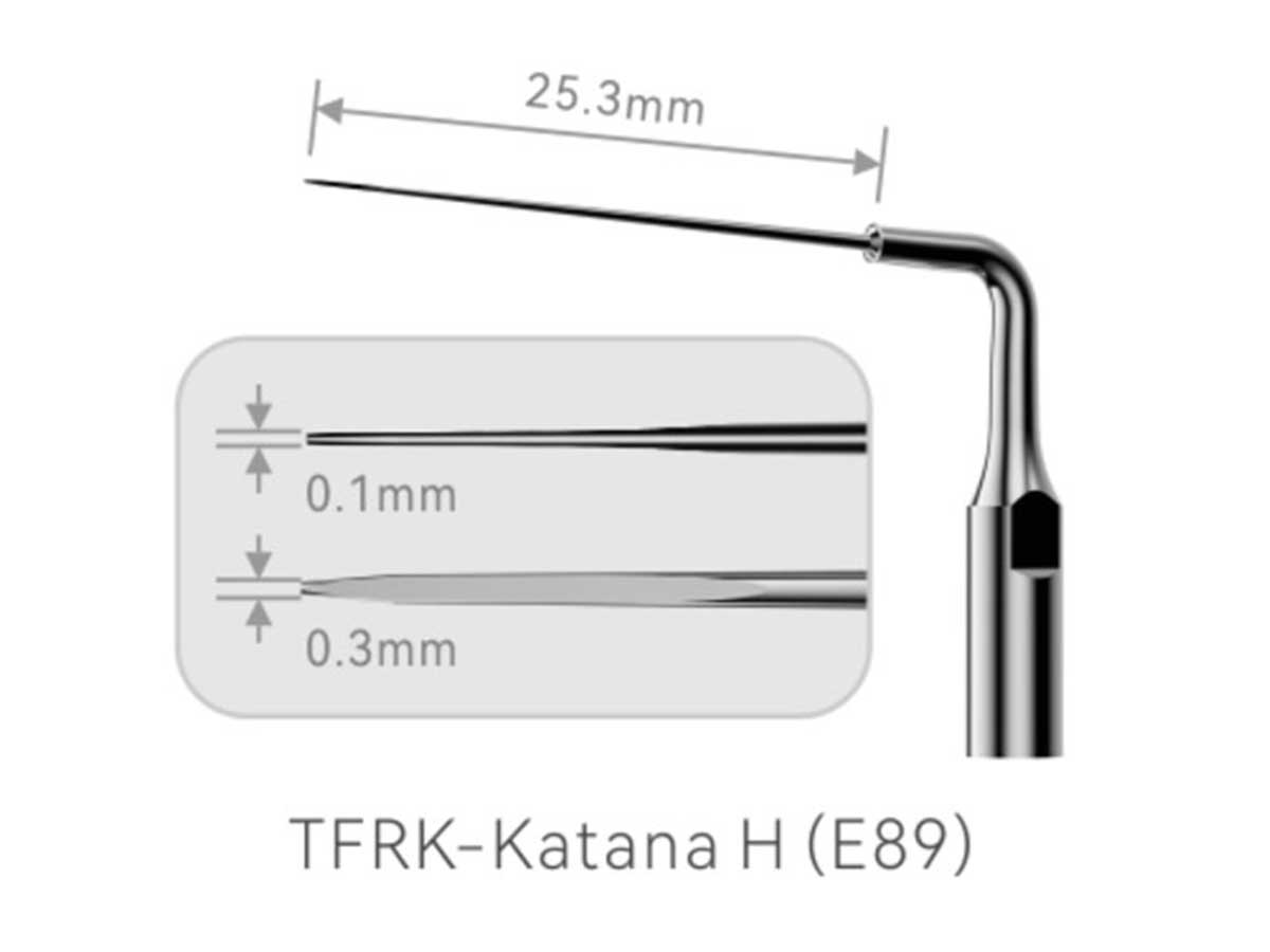 Terauchi File Retrieval Kit-Katana Horizontal (Katana H or E89) (passend für ACTEON/Satelec** Gewinde)