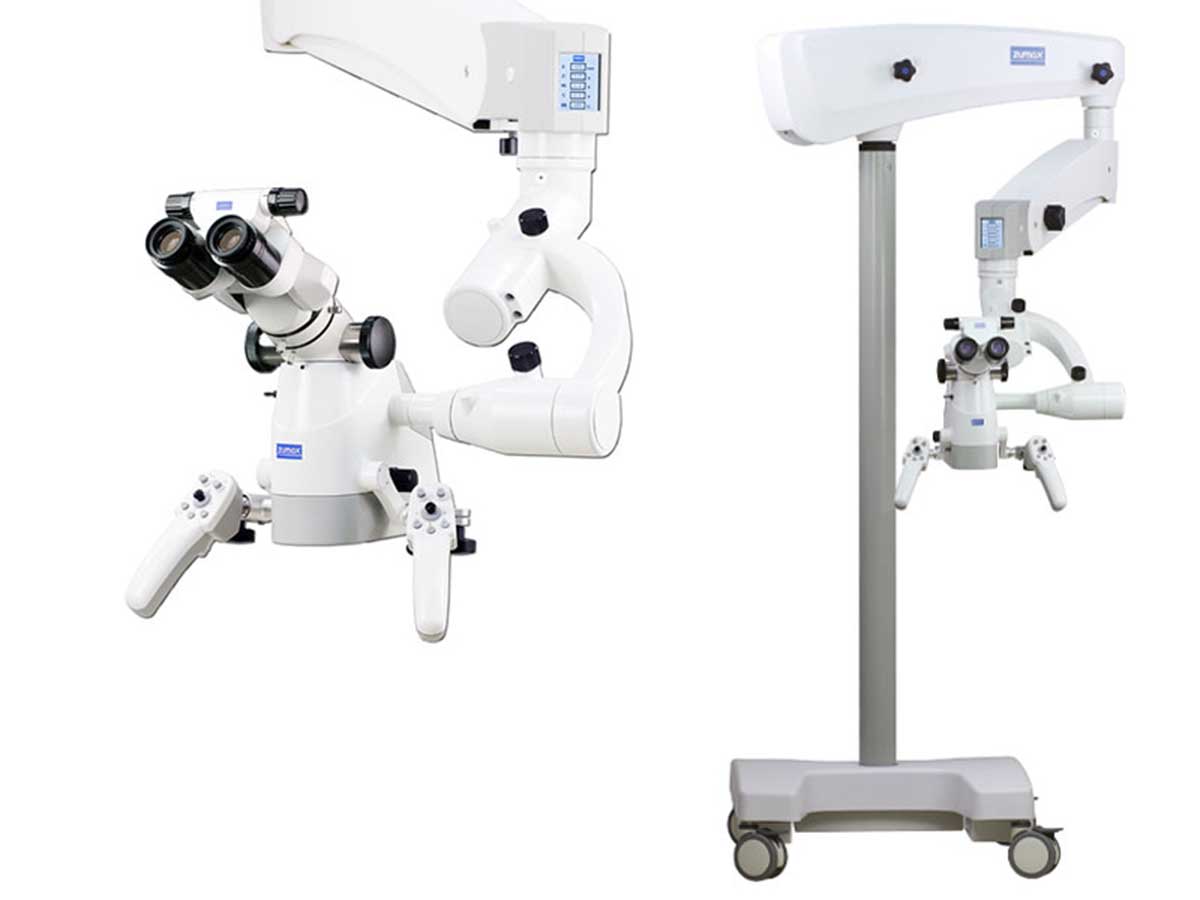 Mikroskop ElektroMag (OMS3200 R2) - Rollenstativ