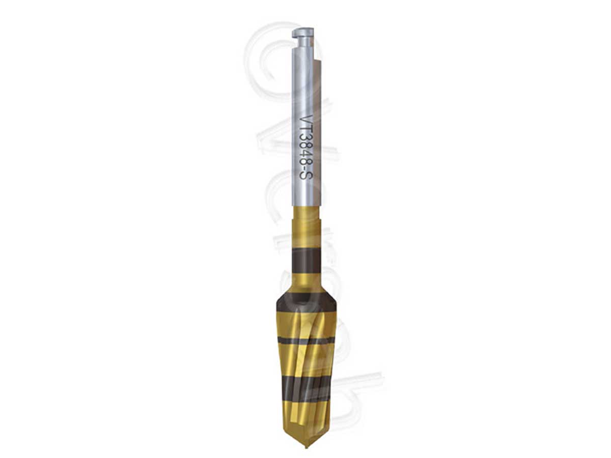 DENSAH® Bur VT3848-S  (3,8 mm-4,8 mm) short gold