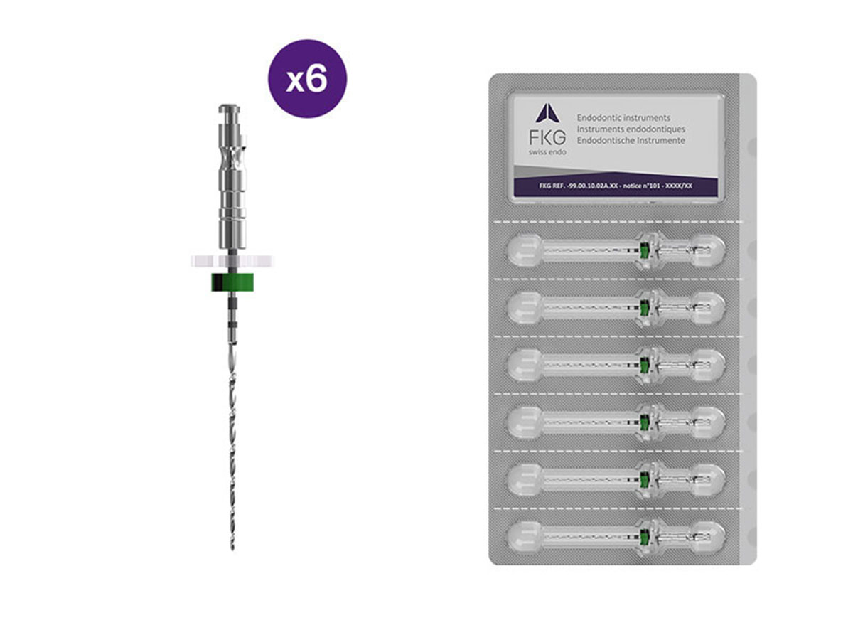 Sterile FKG BioRace BR4C NiTi Feilen 35/.02 - 25 mm (6)