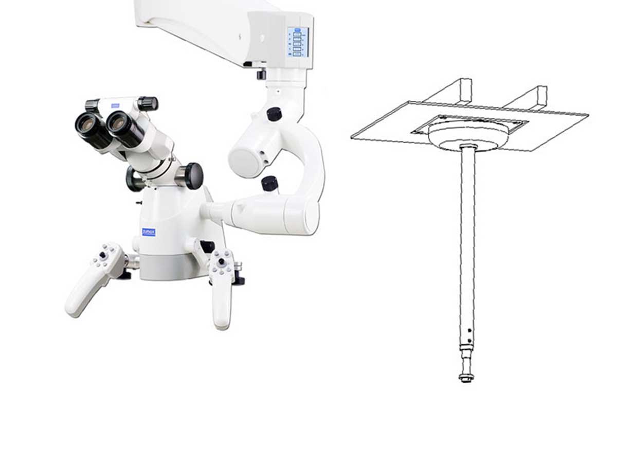 Mikroskop ElektroMag Pro (OMS3200 PRO) - Deckenhalterung