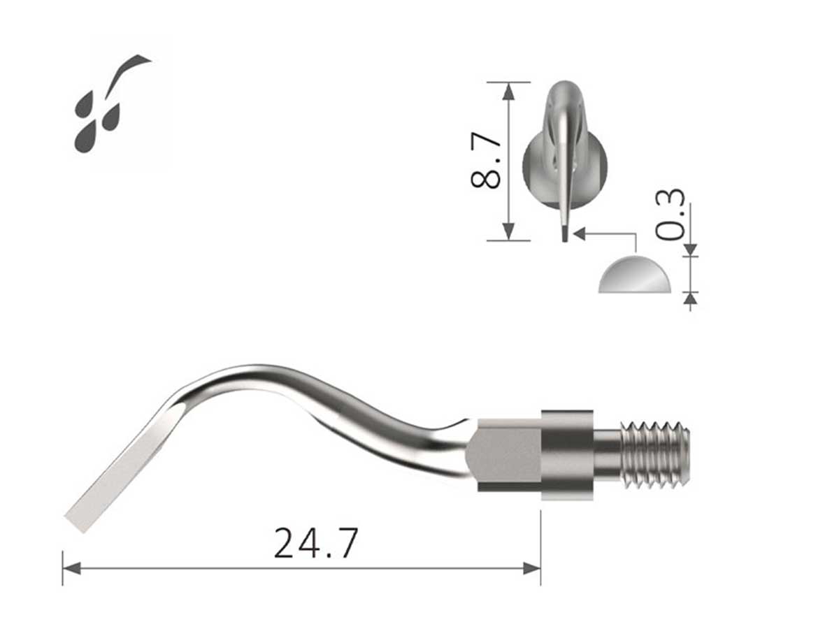 Keydent MyTip sr2L (passend für Sirona** Kons-Ultraschallgeräte)