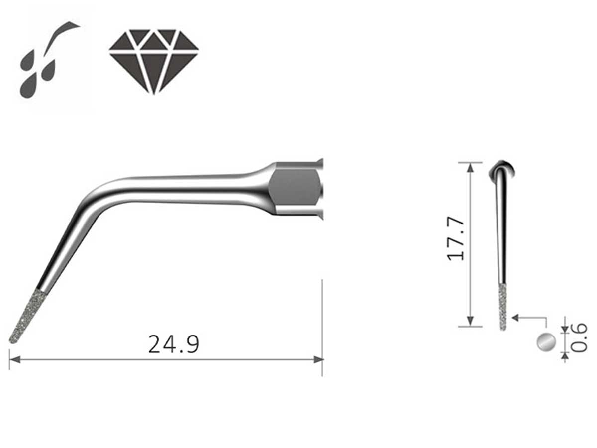 Keydent MyTip E3D (passend für EMS** Kons-Ultraschallgeräte)